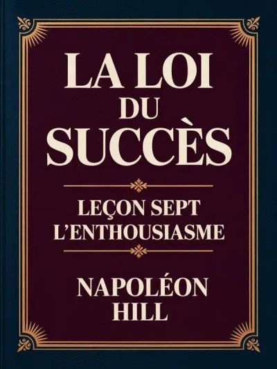 LA LOI DU SUCCÈS - Leçon sept L'ENTHOUSIASME (traduit)