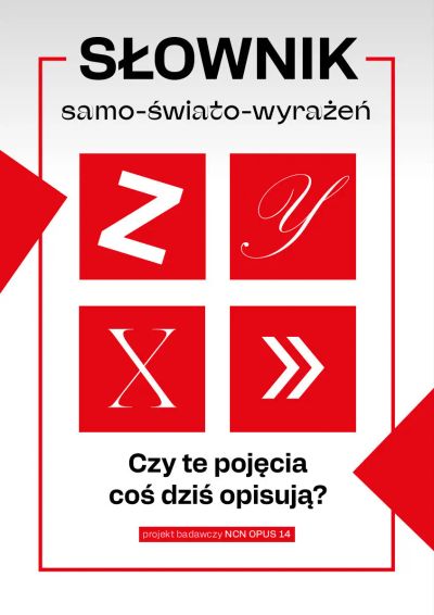 Słownik samo-świato-wyrażeń. Czy te pojęcia coś dziś opisują?