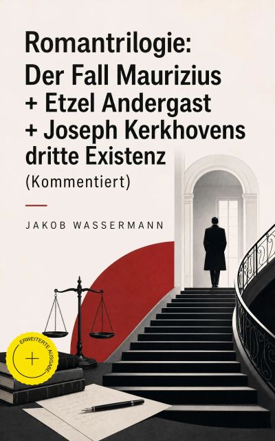 Romantrilogie: Der Fall Maurizius + Etzel Andergast + Joseph Kerkhovens dritte Existenz (Kommentiert)