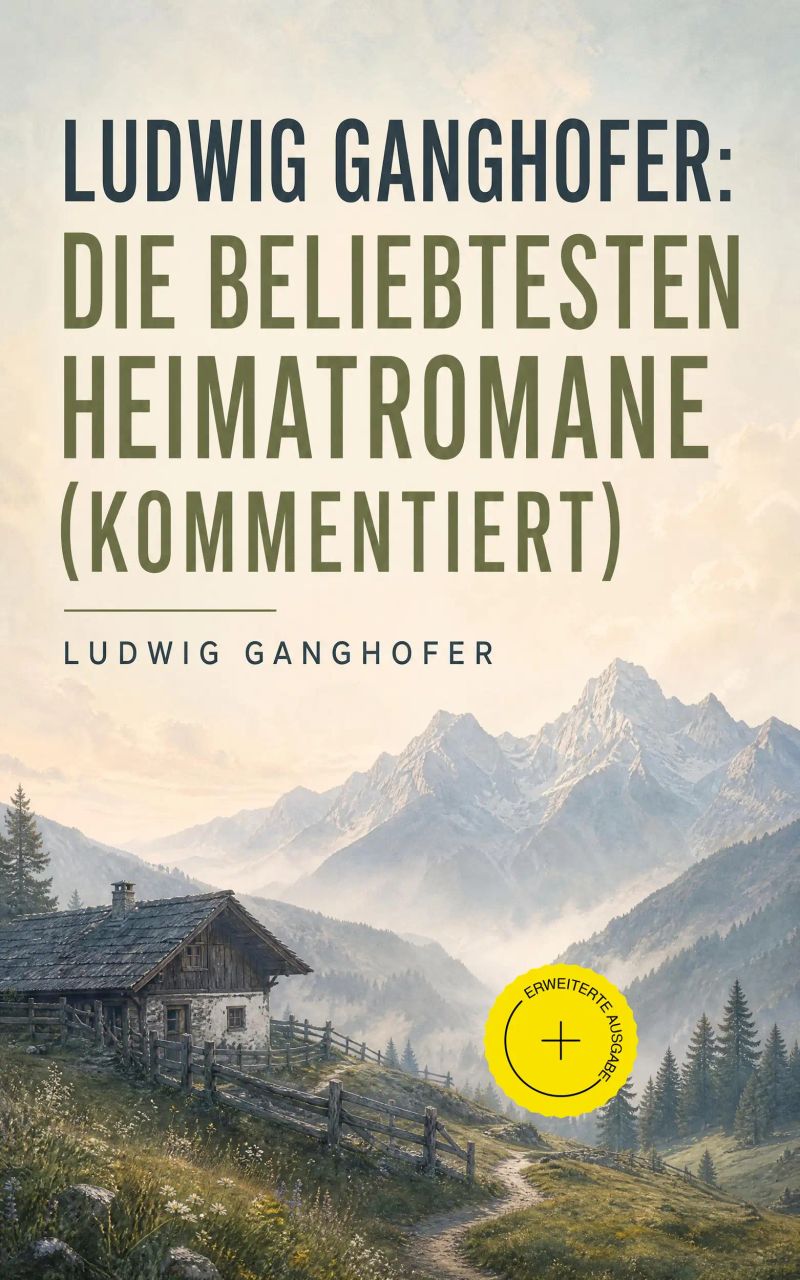 Ludwig Ganghofer: Die beliebtesten Heimatromane (Kommentiert)