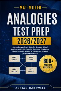 MAT Miller Analogies  Test Prep 2026/2027