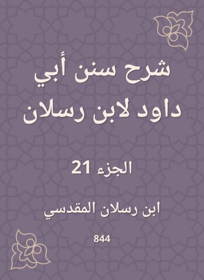 شرح سنن أبي داود لابن رسلان