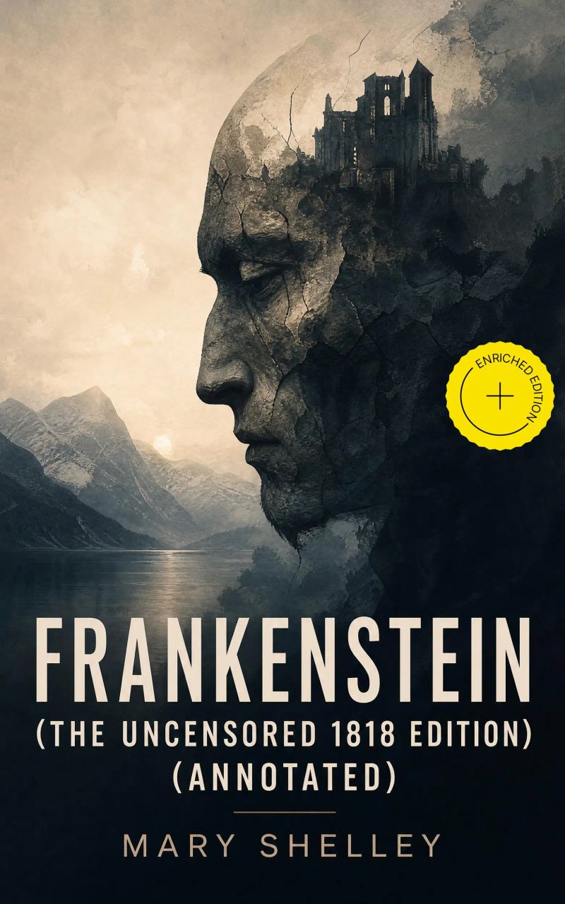 Frankenstein (The Uncensored 1818 Edition) (Annotated)