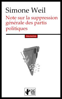 Note sur la suppression générale des partis politiques