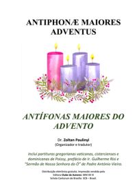 Antífonas Maiores Do Advento (antiphonae Maiores Adventus)