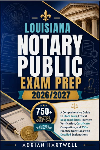 LOUISIANA NOTARY PUBLIC  EXAM PREP 2026/2027