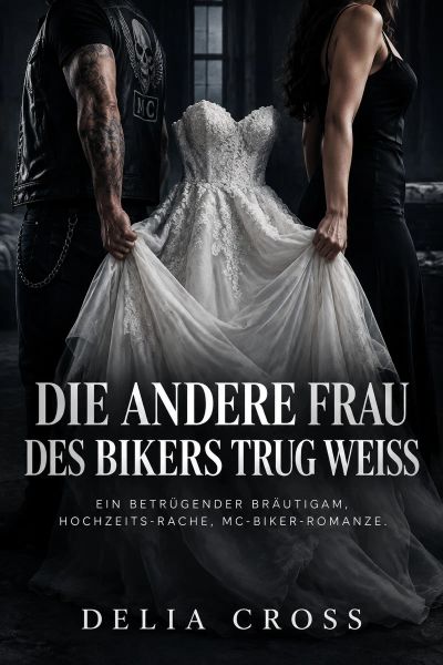 Die andere Frau des Bikers trug Weiß