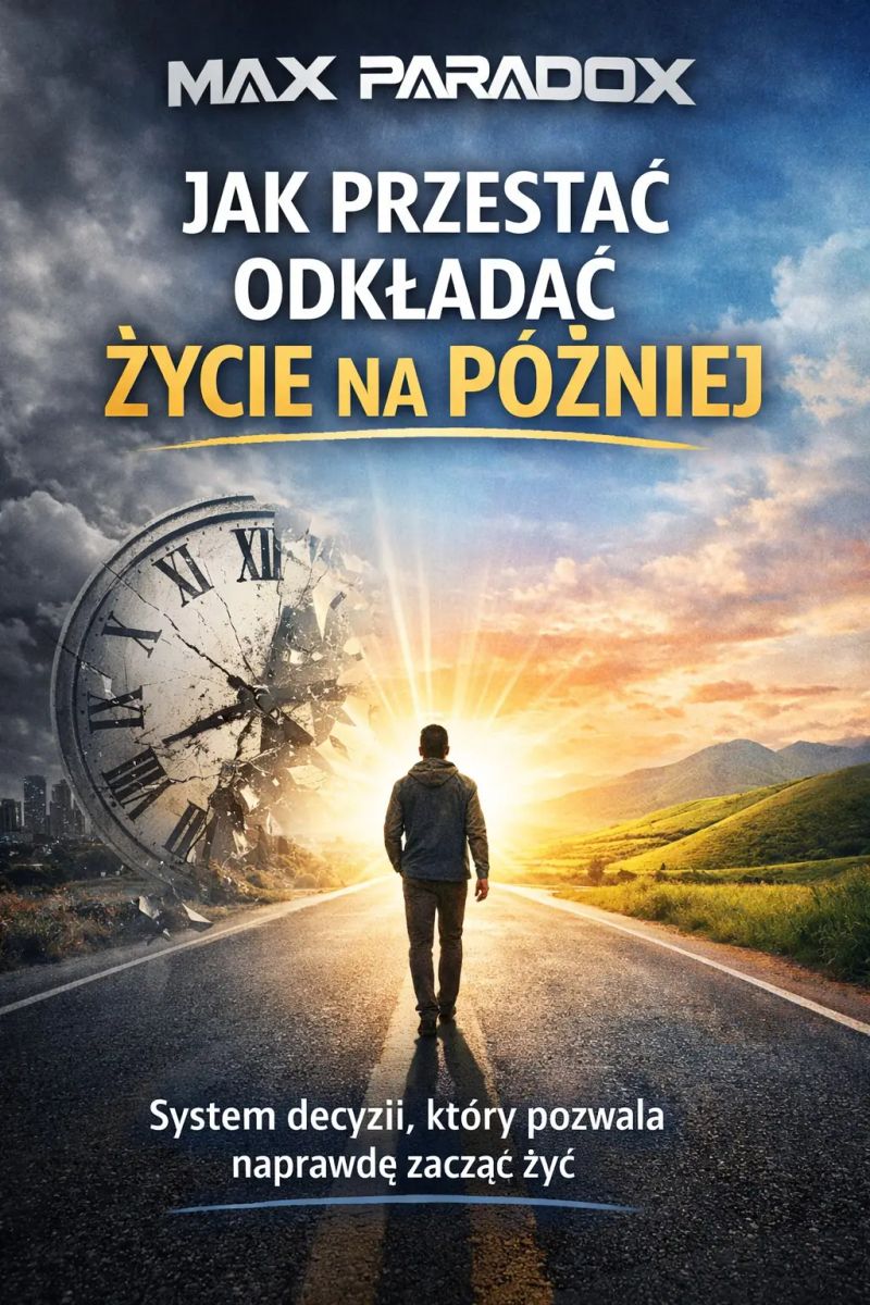 Poradnik jak przestać odkładać życie na później - system decyzji, który pozwala naprawdę zacząć żyć