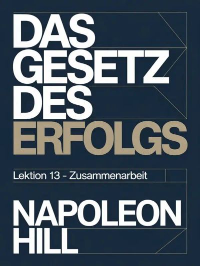 DAS GESETZ DES ERFOLGS Lektion 13 – ZUSAMMENARBEIT (übersetzt)