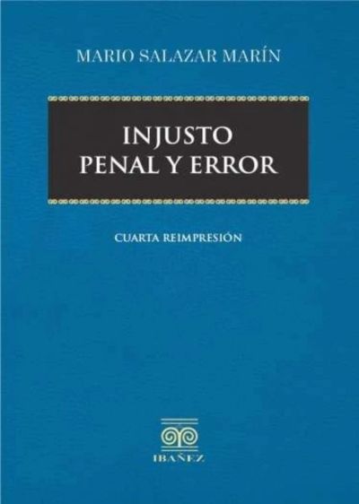 Injusto penal y error