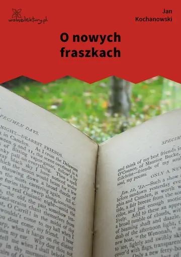O nowych fraszkach