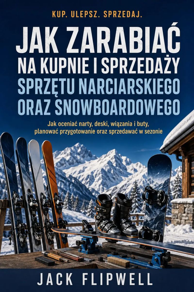 Jak zarabiać na kupnie i sprzedaży sprzętu narciarskiego oraz snowboardowego - Jak oceniać narty, deski, wiązania i buty, planować przygotowanie oraz sprzedawać w sezonie