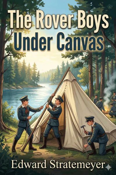 The Rover Boys Under Canvas; Or, The Mystery of the Wrecked Submarine