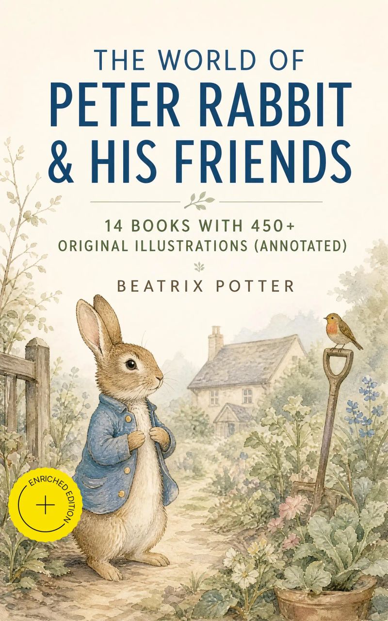 The World of Peter Rabbit & His Friends: 14 Books with 450+ Original Illustrations (Annotated)