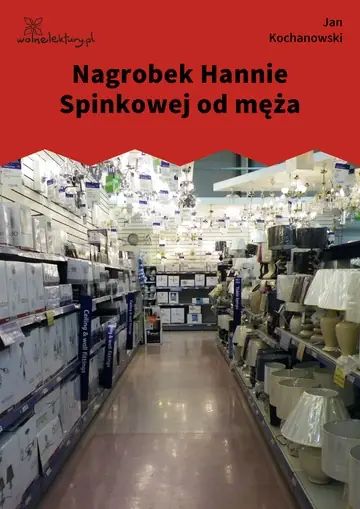Nagrobek Hannie Spinkowej od męża