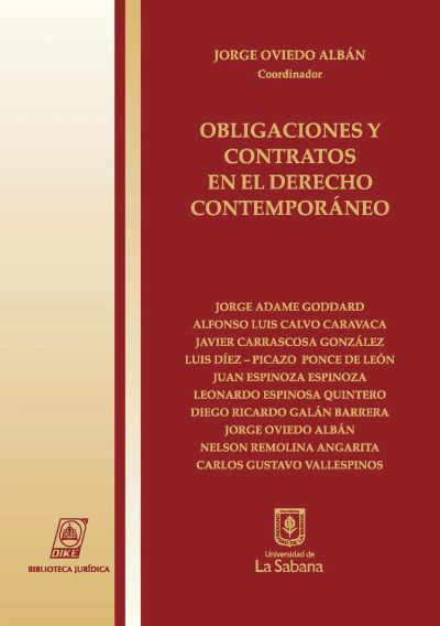 Obligaciones y contratos en el derecho contemporáneo