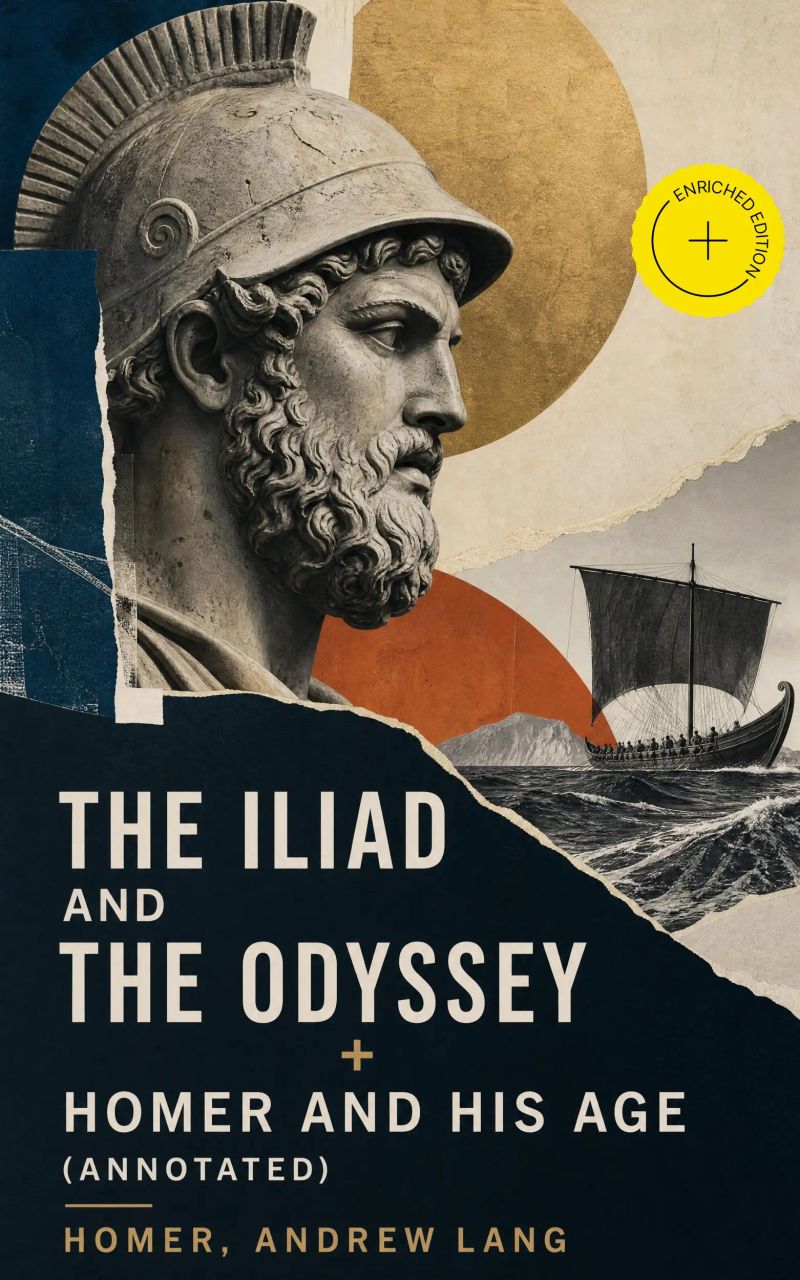 The Iliad and The Odyssey + Homer and His Age (Annotated)