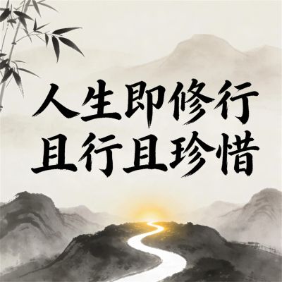 人生即修行 且行且珍惜