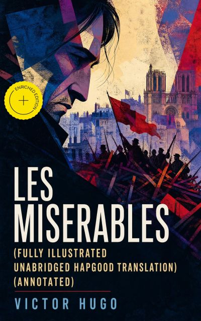 Les Miserables (Fully Illustrated Unabridged Hapgood Translation) (Annotated)