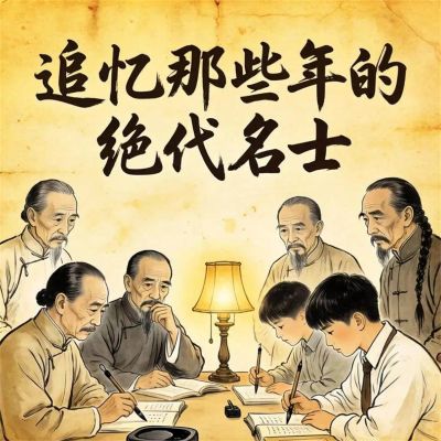 追忆那些年的绝代名士