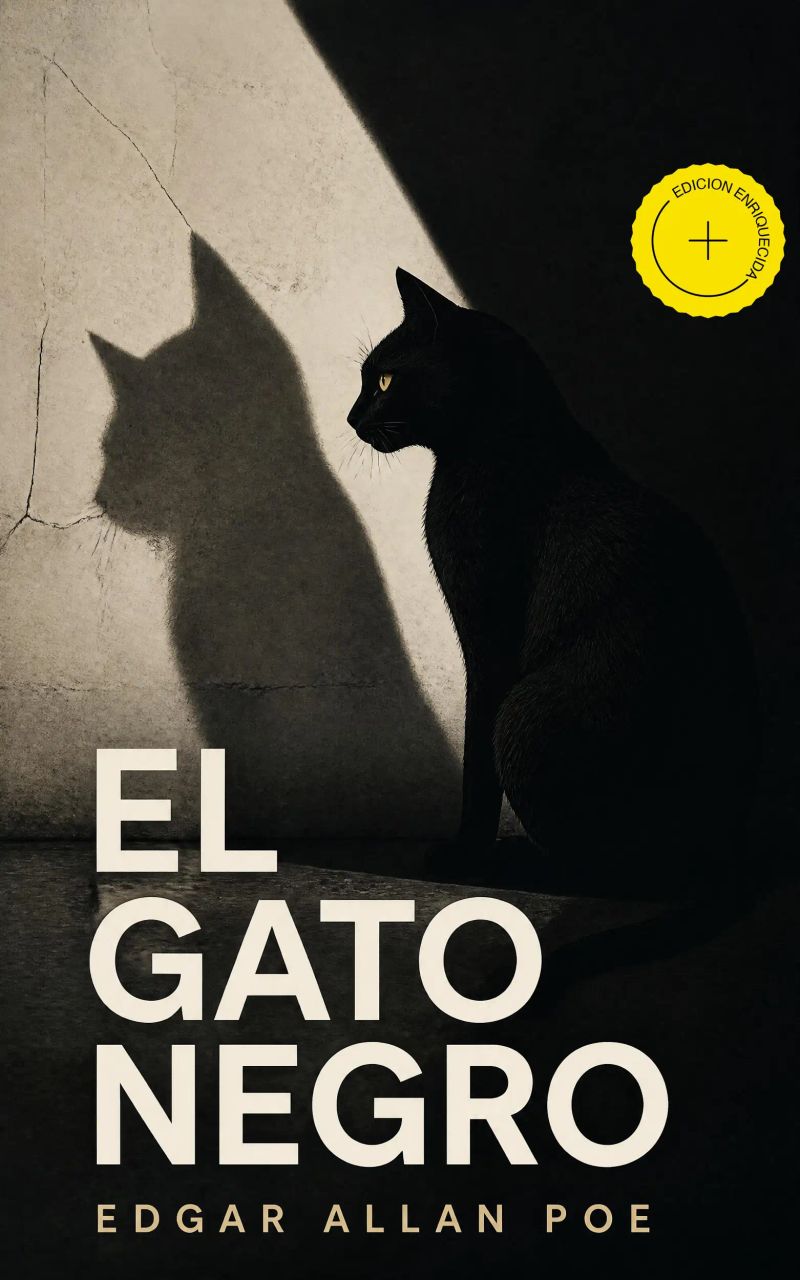 El gato negro (Anotado)