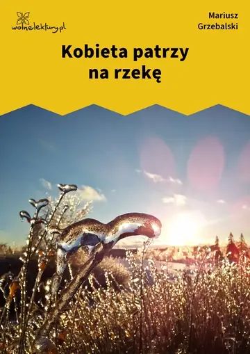 Kobieta patrzy na rzekę