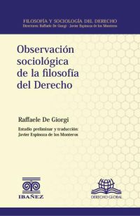 Observación sociológica de la filosofía del derecho