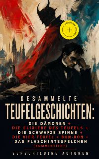 Gesammelte Teufelgeschichten: Die Dämonen + Die Elixiere des Teufels + Die schwarze Spinne + Die vier Teufel + Bon-Bon + Das Flaschenteufelchen (Kommentiert)