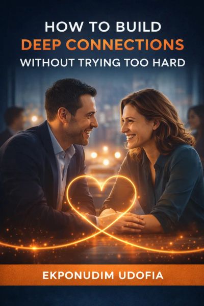 HOW TO BUILD DEEP CONNECTIONS WITHOUT TRYING TOO HARD
