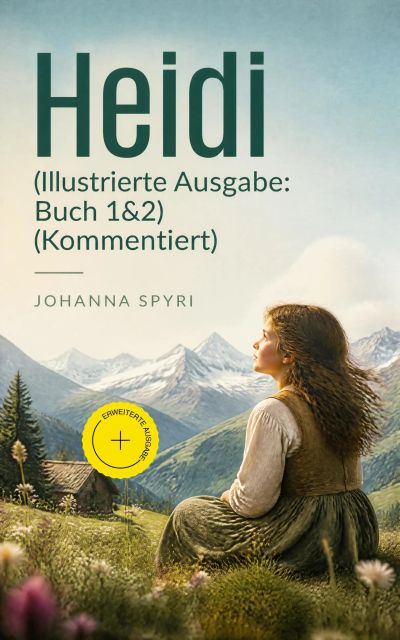 Heidi (Illustrierte Ausgabe: Buch 1&2) (Kommentiert)