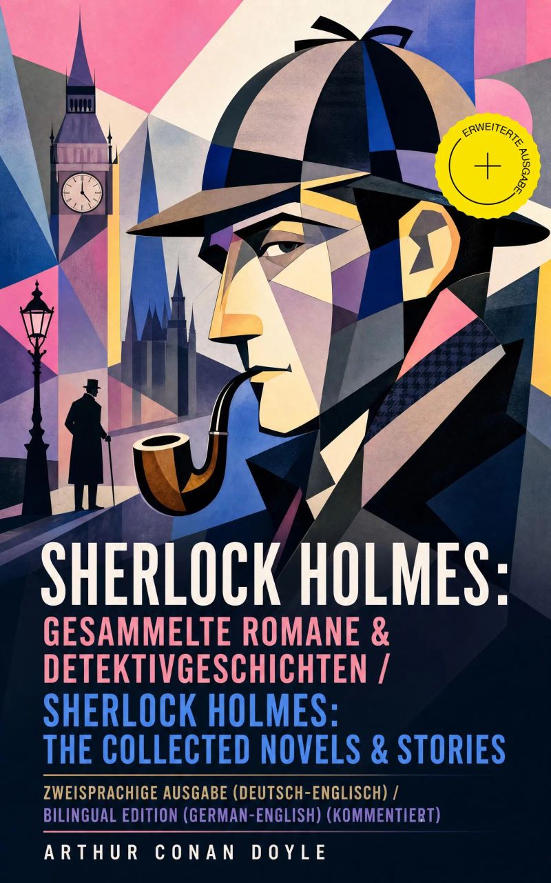 Sherlock Holmes: Gesammelte Romane & Detektivgeschichten / Sherlock Holmes: The Collected Novels & Stories - Zweisprachige Ausgabe (Deutsch-Englisch) / Bilingual edition (German-English) (Kommentiert)