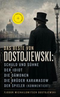 Das Beste von Dostojewski: Schuld und Sühne + Der Idiot + Die Dämonen + Die Brüder Karamasow + Der Spieler (Kommentiert)