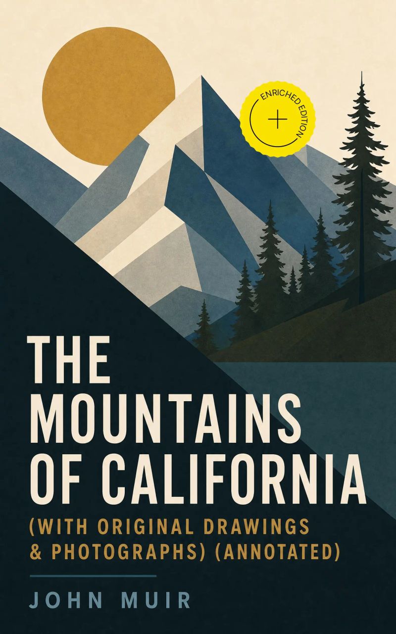 The Mountains of California (With Original Drawings & Photographs) (Annotated)