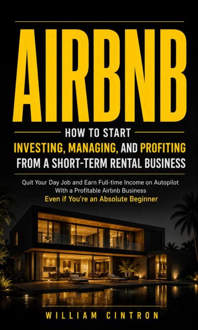 Airbnb: How to Start Investing, Managing, and Profiting From a Short-term Rental Busine (Quit Your Day Job and Earn Full-time Income on Autopilot With a Profitable Airbnb Business Even if You’re an Absolute Beginner)