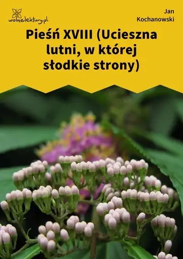 Pieśń XVIII (Ucieszna lutni, w której słodkie strony)