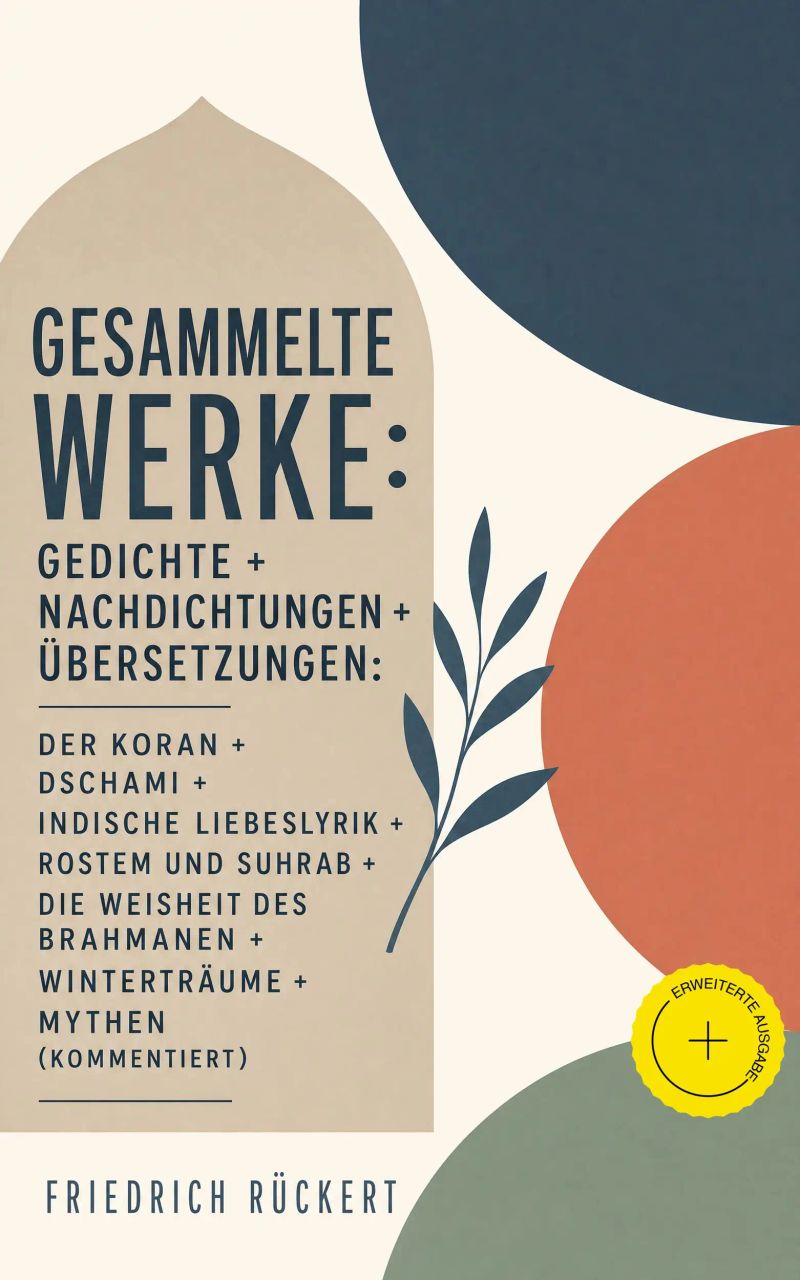 Gesammelte Werke: Gedichte + Nachdichtungen + Übersetzungen: Der Koran + Dschami + Indische Liebeslyrik + Rostem und Suhrab + Die Weisheit des Brahmanen + Winterträume + Mythen (Kommentiert)