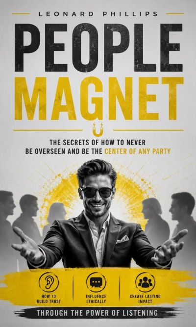 People Magnet: The Secrets of How to Never Be Overseen and Be the Center of Any Party (How to Build Trust, Influence Ethically, and Create Lasting Impact Through the Power of Listening)