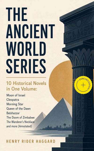 THE ANCIENT WORLD SERIES - 10 Historical Novels in One Volume: Moon of Israel, Cleopatra, Morning Star, Queen of the Dawn, Belshazzar, The Doom of Zimbabwe, The Wanderer's Necklace and more (Annotated)