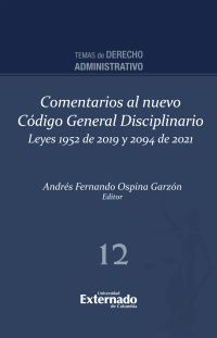 Comentarios al nuevo Código General Disciplinario