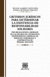 Criterios juridicos para determinar la existencia de responsabilidad solidaria