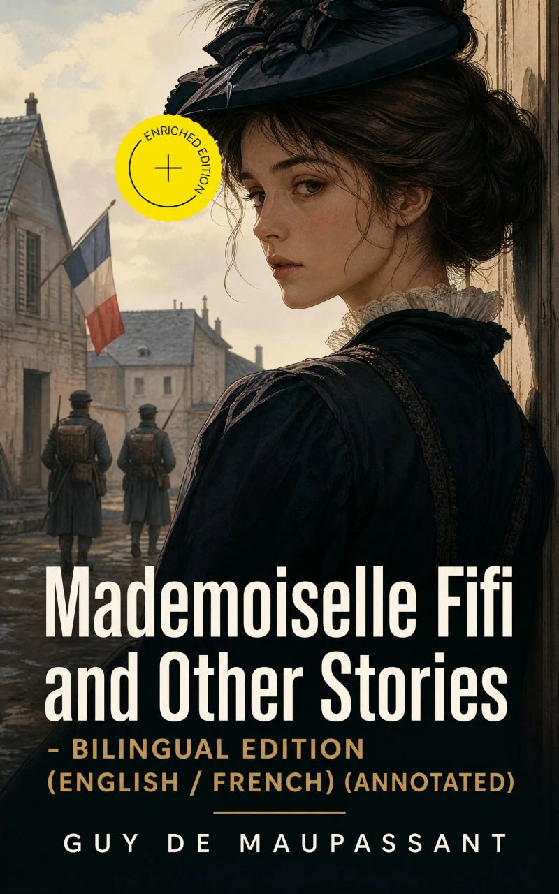 Mademoiselle Fifi and Other Stories - Bilingual Edition (English / French) (Annotated)