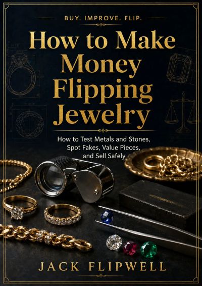 How to Make Money Flipping Jewelry - How to Test Metals and Stones, Spot Fakes, Value Pieces, and Sell Safely