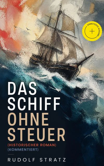 Das Schiff ohne Steuer (Historischer Roman) (Kommentiert)