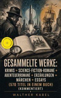 Gesammelte Werke: Krimis + Science-Fiction-Romane + Abenteuerromane + Erzählungen + Märchen + Essays (570 Titel in einem Buch) (Kommentiert)