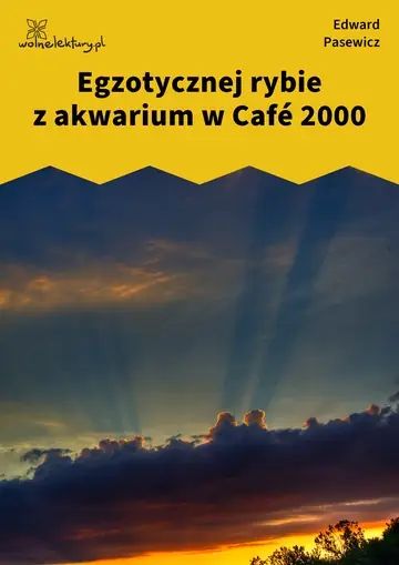 Egzotycznej rybie z akwarium w Café 2000