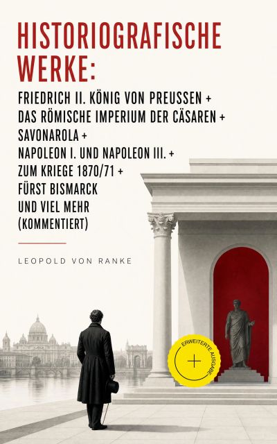Historiografische Werke: Friedrich II. König von Preußen + Das Römische Imperium der Cäsaren + Savonarola + Napoleon I. und Napoleon III. + Zum Kriege 1870/71 + Fürst Bismarck und viel mehr (Kommentiert)