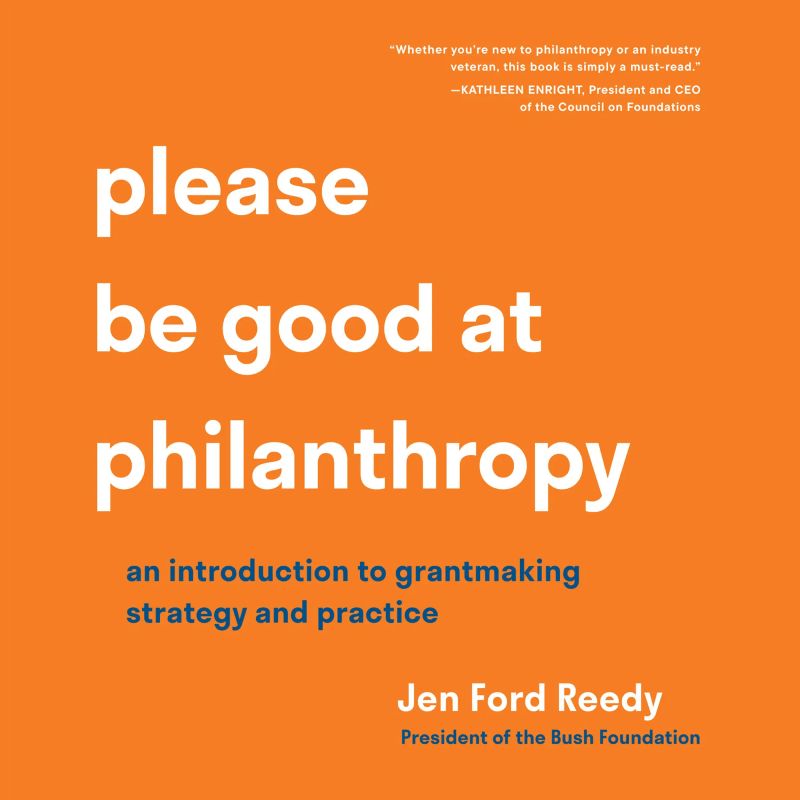 Please Be Good at Philanthropy