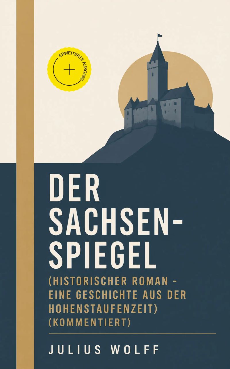 Der Sachsenspiegel (Historischer Roman - Eine Geschichte aus der Hohenstaufenzeit) (Kommentiert)