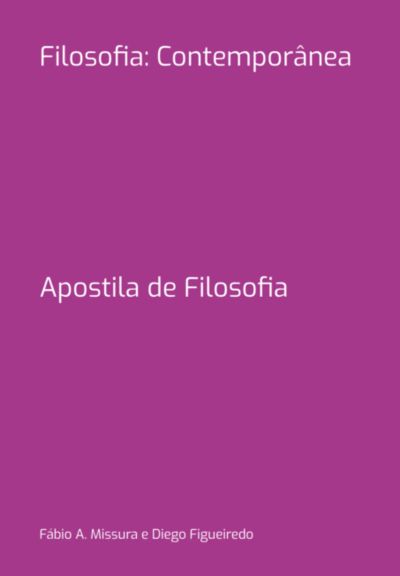 Filosofia: Contemporânea