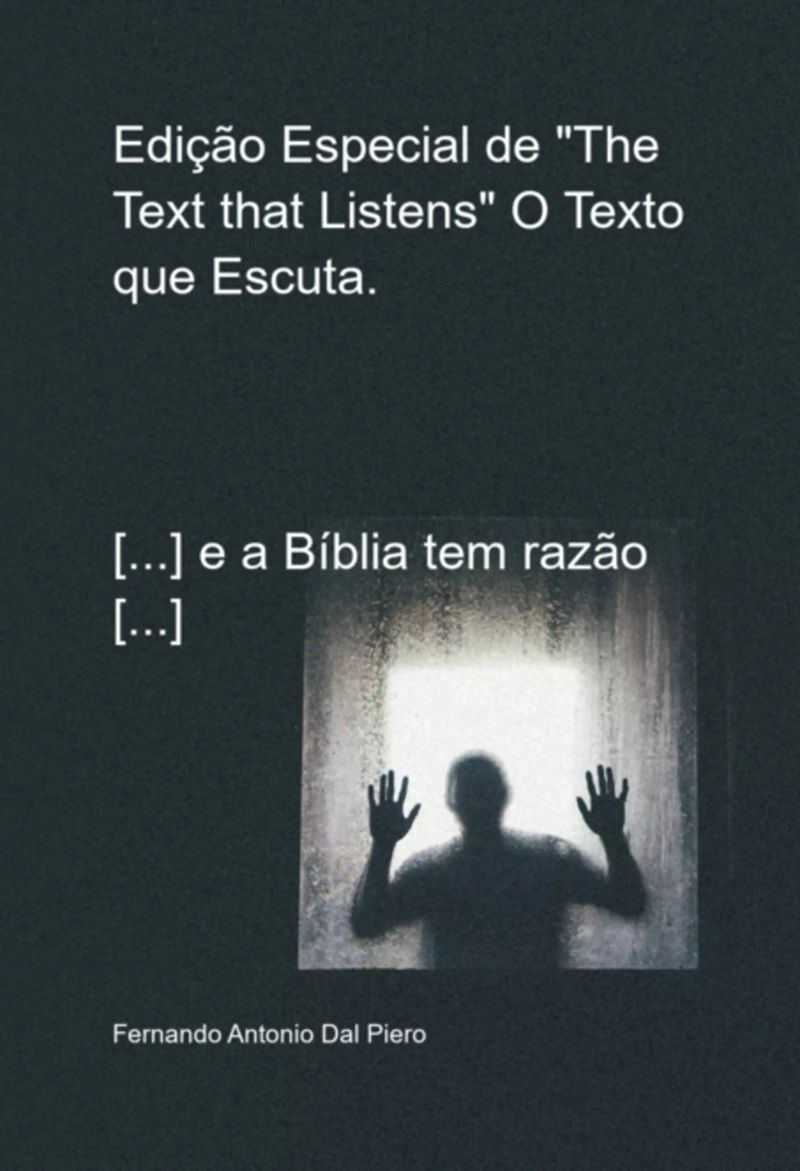 Edição Especial De "the Text That Listens" O  Texto Que Escuta.